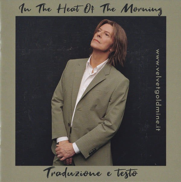 David Bowie toy In The Heat Of The Morning traduzione testo