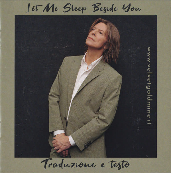 David Bowie toy Let Me Sleep Beside You traduzione testo